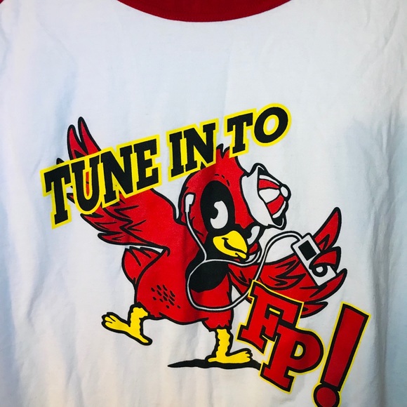 Cardinals Tune In To FP Baseball Shirt 4XL Raglan - Picture 2 of 4